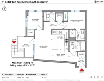 Backyard Photo of 114 3430 E Kent Avenue South, Vancouver, BC