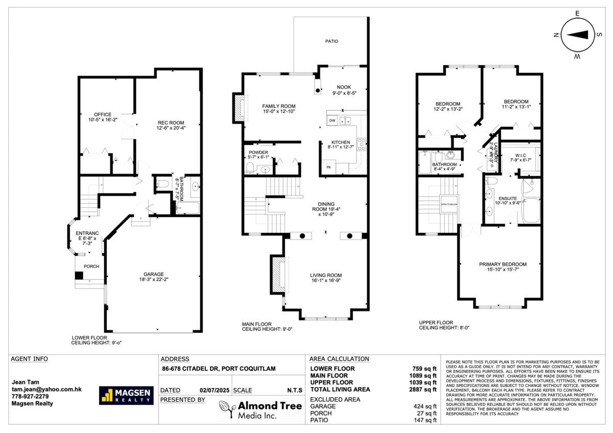 Backyard Photo of 86 678 Citadel Drive, Port Coquitlam, BC