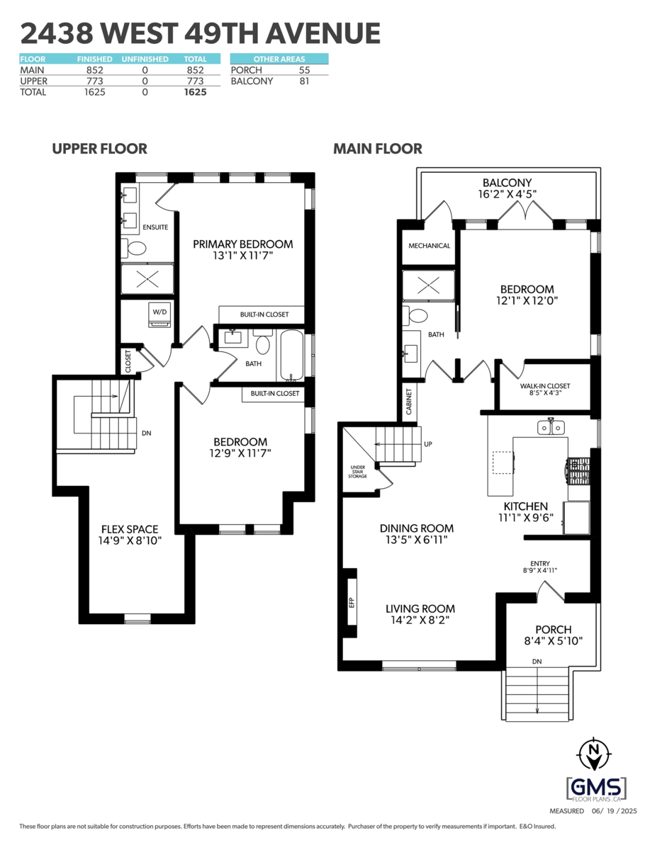Aerial View of 2438 W 49 Avenue, Vancouver, BC