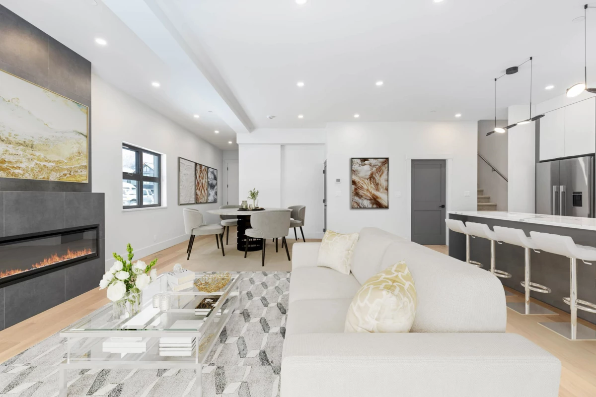 Living Room Photo of 1730 River Run Place, Whistler, BC