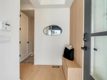 Front exterior of 104 359 Laval Street, Coquitlam, BC