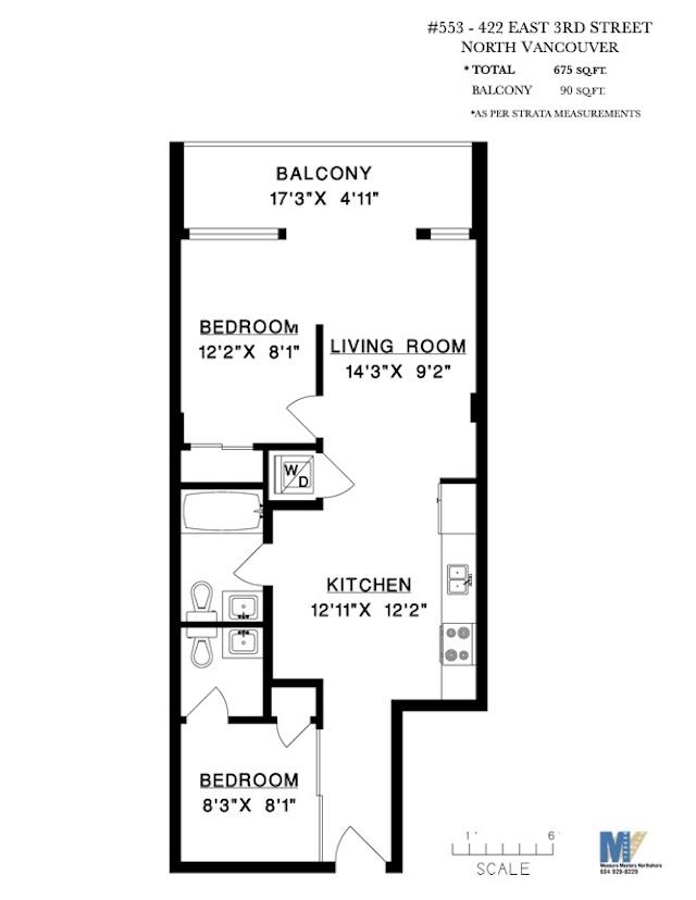 Hallway Photo of 553 422 E 3rd Street, North Vancouver, BC