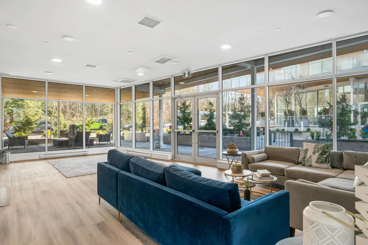 Aerial View of A216 8447 202 Street, Langley, BC