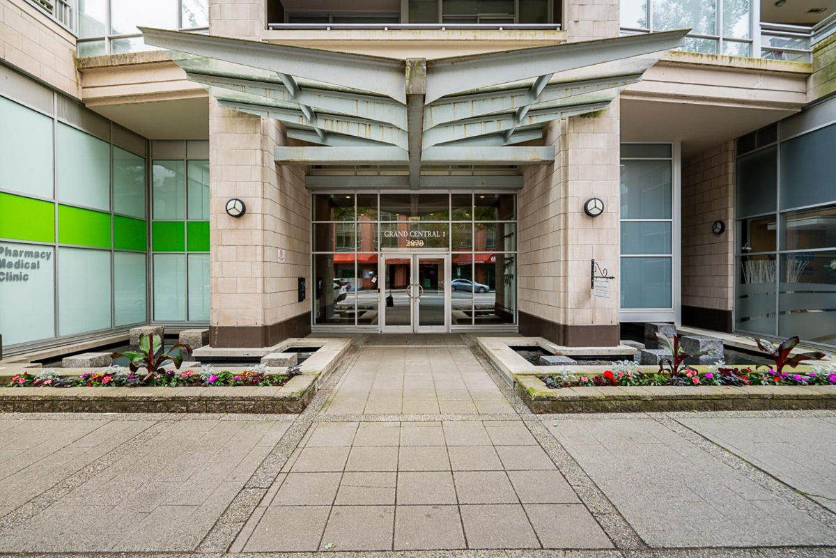 Exterior Rear Photo of 2605 2978 Glen Drive, Coquitlam, BC