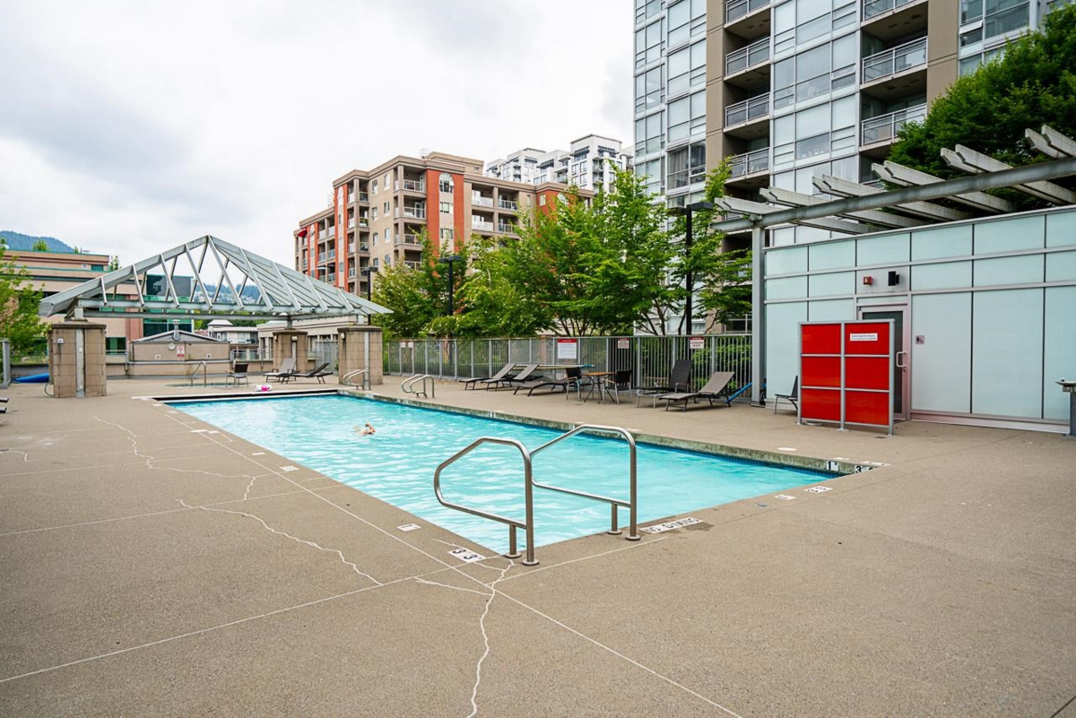 Outdoor Patio Photo of 2605 2978 Glen Drive, Coquitlam, BC