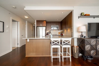Kitchen Photo of 2605 2978 Glen Drive, Coquitlam, BC