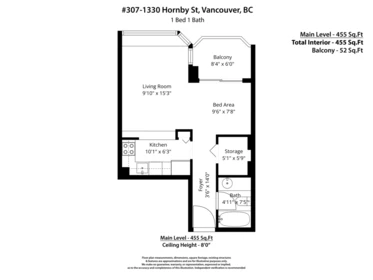 Front Yard Photo of 307 1330 Hornby Street, Vancouver, BC
