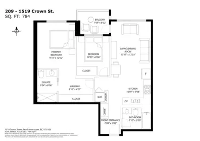 Office / Den Photo of 209 1519 Crown Street, North Vancouver, BC