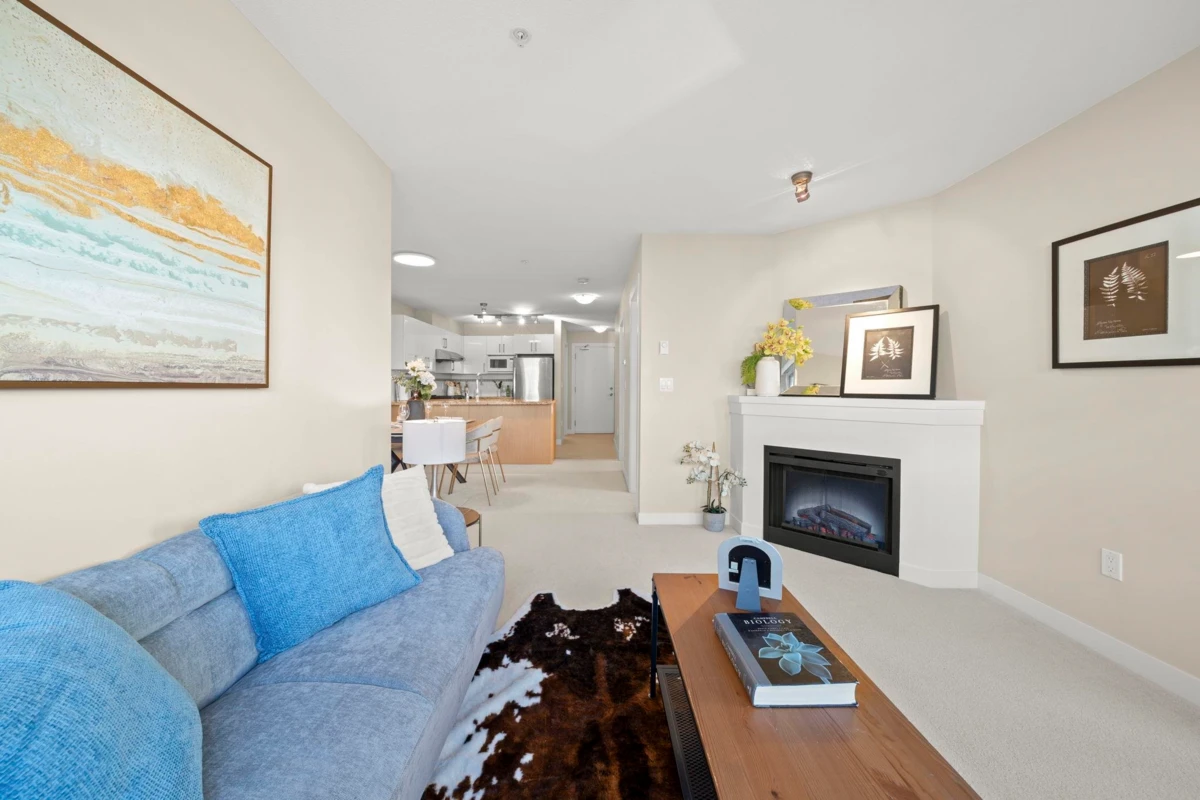 Living Room Photo of 236 6828 Eckersley Road, Richmond, BC