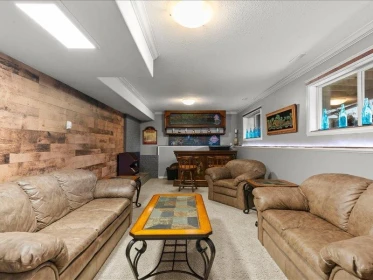 Basement Recreation Room Photo of 46633 Hope River Road, Chilliwack, BC