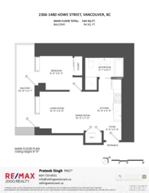 Outdoor Patio Photo of 2306 1480 Howe Street, Vancouver, BC