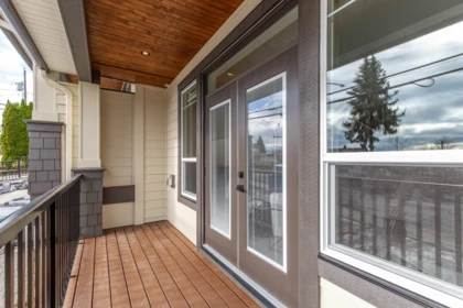 Backyard Photo of 1 1211 Thomas Avenue, Coquitlam, BC