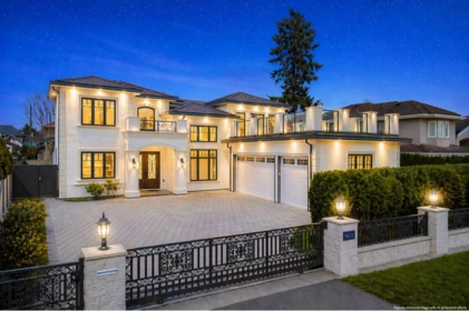 Aerial View of 9631 Saunders Road, Richmond, BC