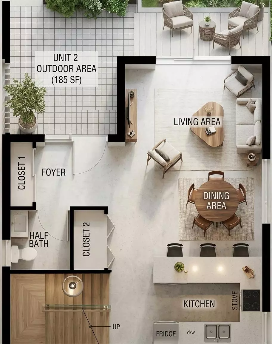 Exterior Rear Photo of 2 2535 E Broadway Street, Vancouver, BC