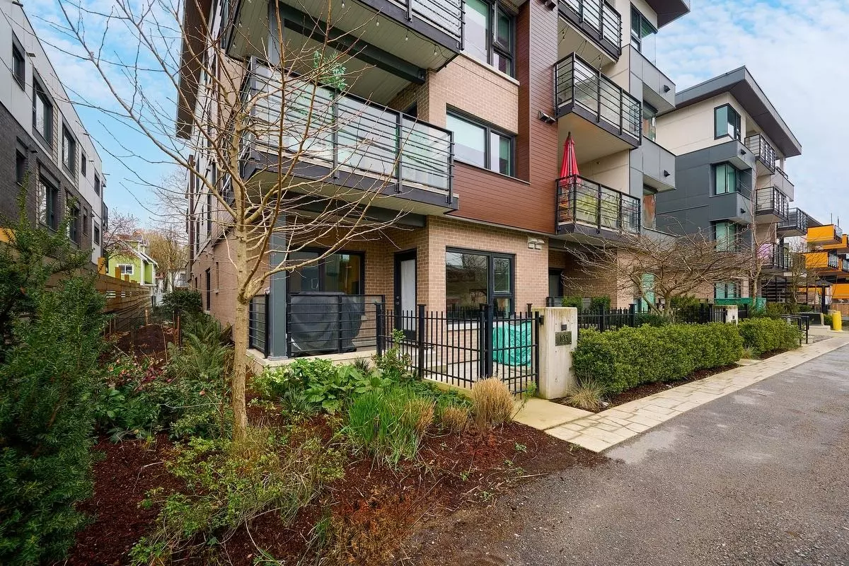 Exterior Rear Photo of 103 2666 Duke Street, Vancouver, BC