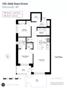 Office / Den Photo of 103 2666 Duke Street, Vancouver, BC