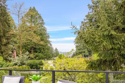 Aerial View of 2511 Boswell Avenue, North Vancouver, BC