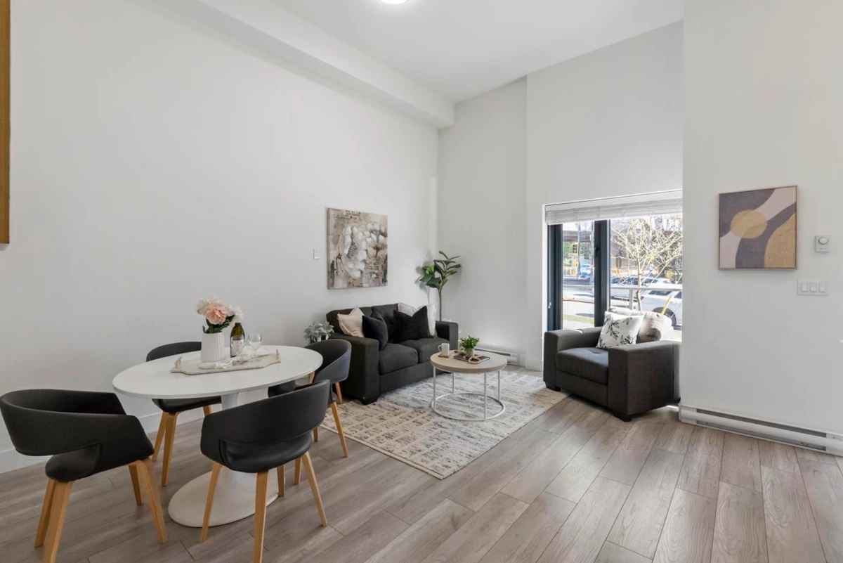Living Room Photo of 108 13978 Fraser Highway, Surrey, BC