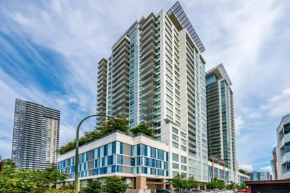 Aerial View of 1811 988 Quayside Drive, New Westminster, BC