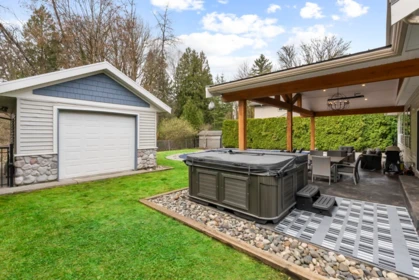 Aerial View of 9855 182 Street, Surrey, BC