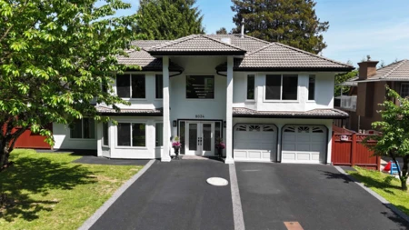 Aerial View of 8034 166 Street, Surrey, BC