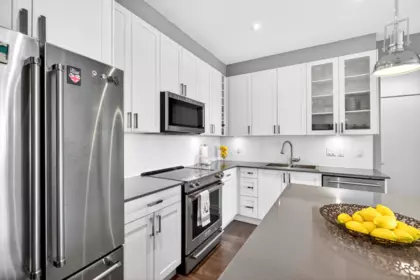 Kitchen Island Photo of 406 16380 64 Avenue, Surrey, BC