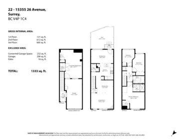 Front Yard Photo of 22 15355 26 Avenue, Surrey, BC