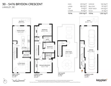 30 5476 Brydon Crescent, Langley, BC, Langley — Townhouse for sale