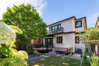 Aerial View of 3078 W 20th Avenue, Vancouver, BC