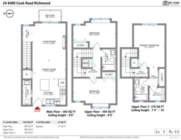 Aerial View of 24 8400 Cook Road, Richmond, BC