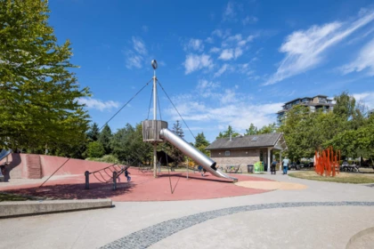 Aerial View of 902 6333 Katsura Street, Richmond, BC