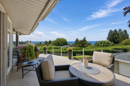 Aerial View of 4827 Bluegrouse Drive, Sechelt, BC