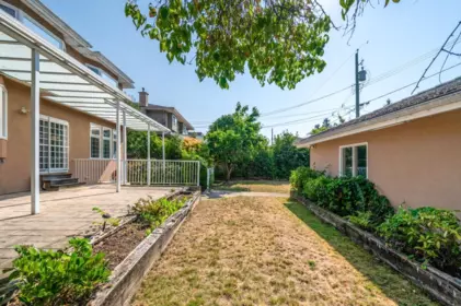 Aerial View of 1456 W 47th Avenue, Vancouver, BC
