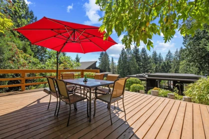 Aerial View of 4066 Norwood Avenue, North Vancouver, BC