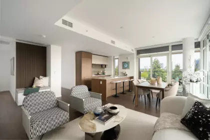 Exterior Rear Photo of 201 8486 Oak Street, Vancouver, BC