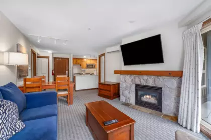 Basement Recreation Room Photo of 502 4899 Painted Cliff Road, Whistler, BC