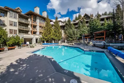 Family Room Photo of 502 4899 Painted Cliff Road, Whistler, BC