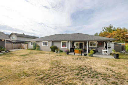 Aerial View of 4784 Tamarack Place, Sechelt, BC