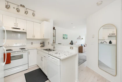 Kitchen Island Photo of 409 1688 E 4th Avenue, Vancouver, BC