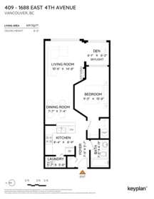 Laundry Room Photo of 409 1688 E 4th Avenue, Vancouver, BC