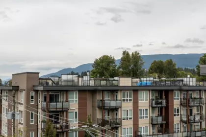 Backyard Photo of 413 317 Bewicke Avenue, North Vancouver, BC