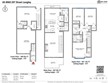 66 8068 207 Street, Langley, BC, Langley — Townhouse for sale