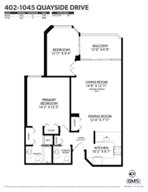 402 1045 Quayside Drive, New Westminster, BC, New Westminster — Apartment/Condo for sale