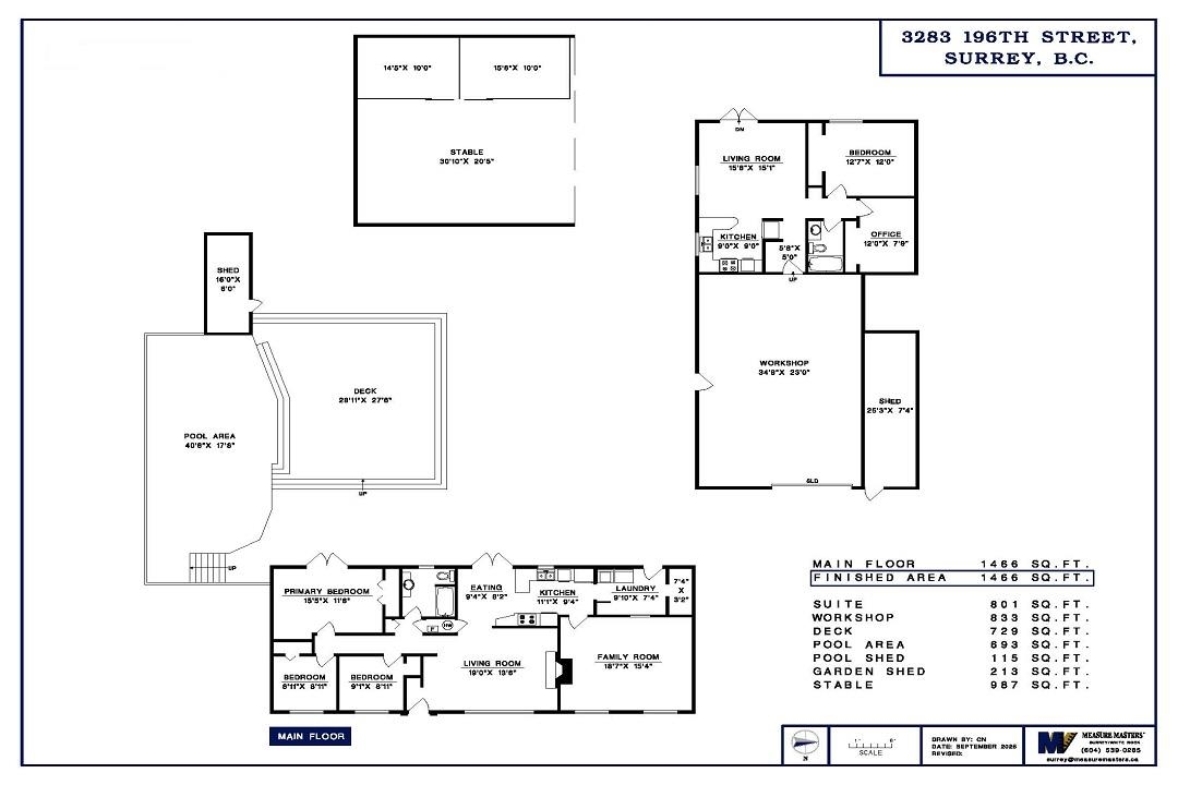 Exterior Rear Photo of 3283 196 Street, Surrey, BC