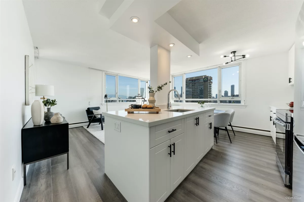 Living Room Photo of 2407 1850 Comox Street, Vancouver, BC