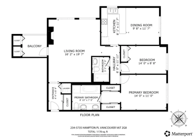 234 5735 Hampton Place, Vancouver, BC, Vancouver — Apartment/Condo for sale