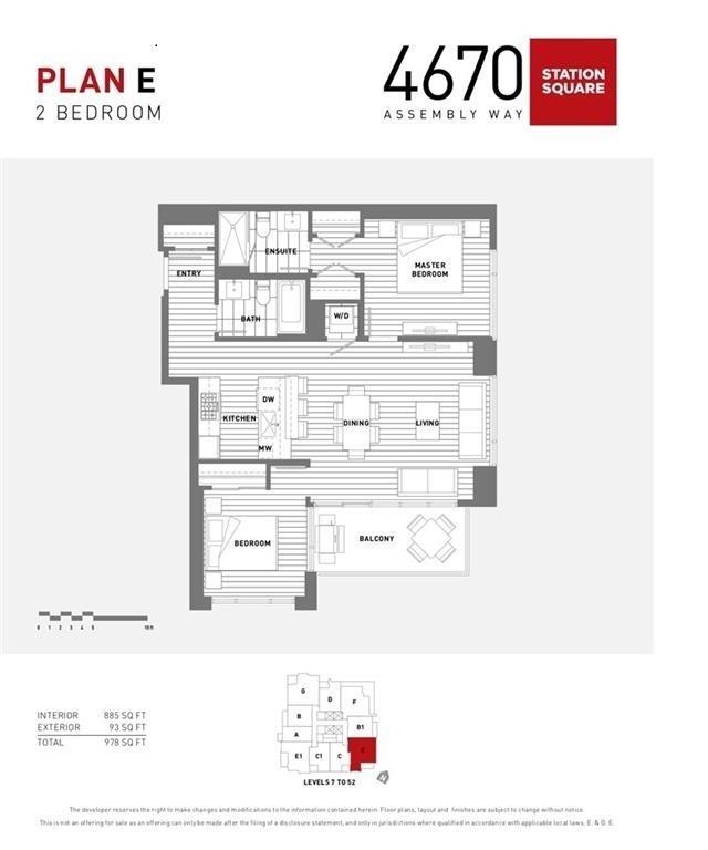 Front Yard Photo of 4010 4670 Assembly Way, Burnaby, BC