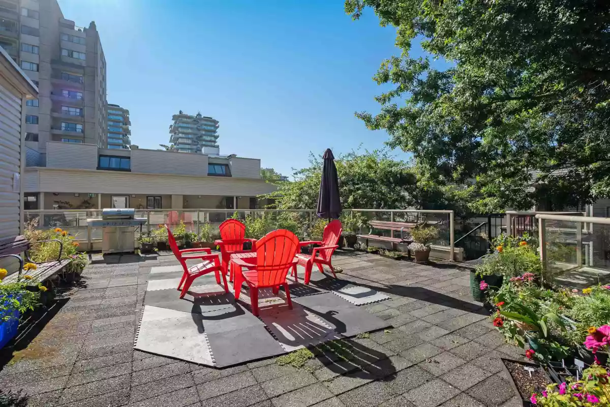 Aerial View of 301 1350 Comox Street, Vancouver, BC