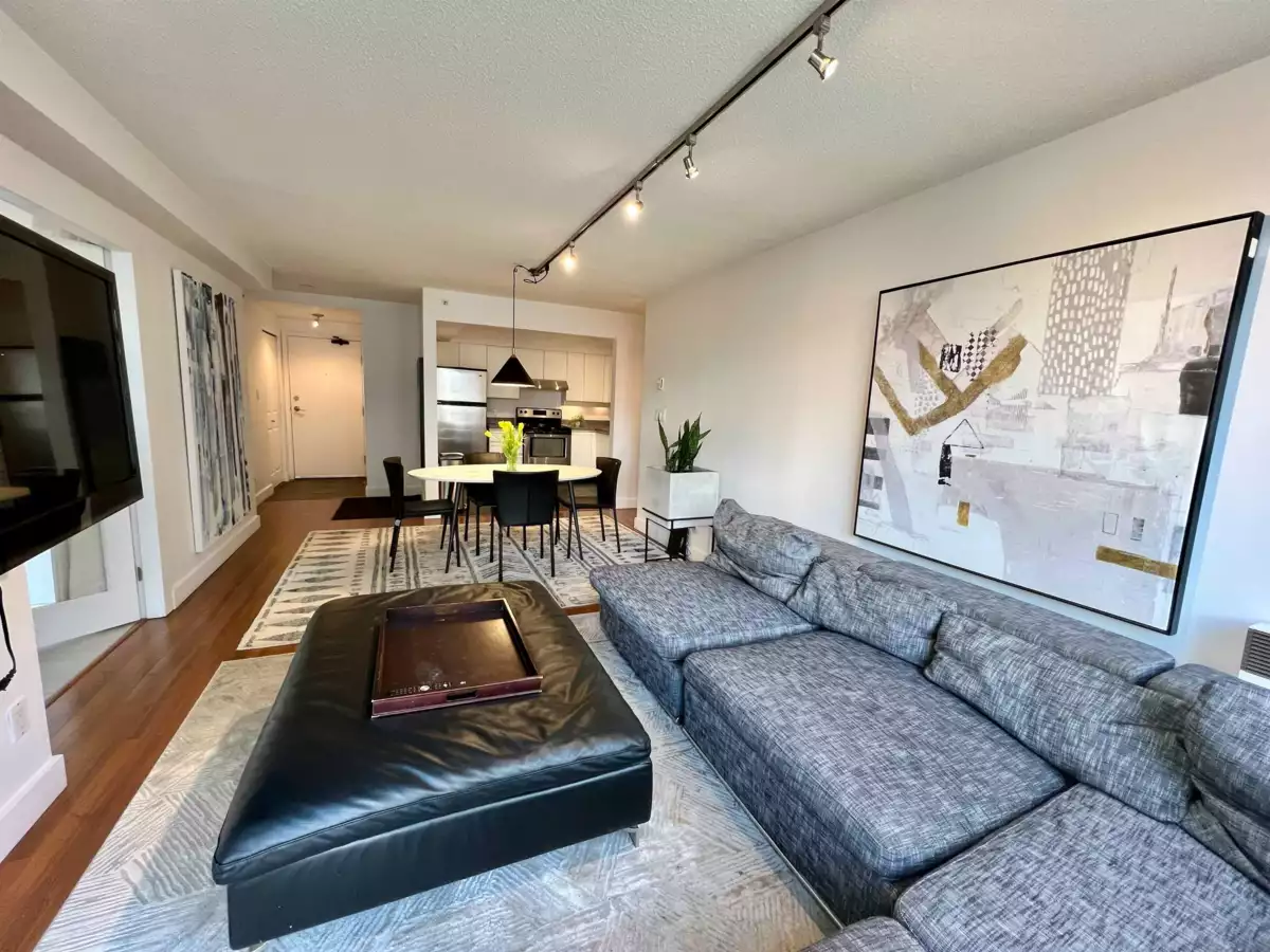 Kitchen Island Photo of 807 950 Cambie Street, Vancouver, BC