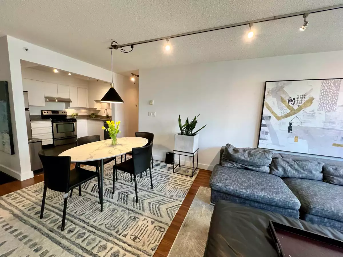 Living Room Photo of 807 950 Cambie Street, Vancouver, BC